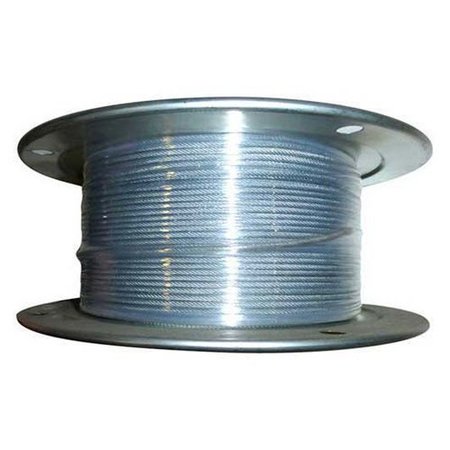 ADVANTAGE 500' 3/32 Dia. VC 3/16 Dia. 7x7 Vinyl Coated Galvanized Aircraft Cable VCGAC093-187R500